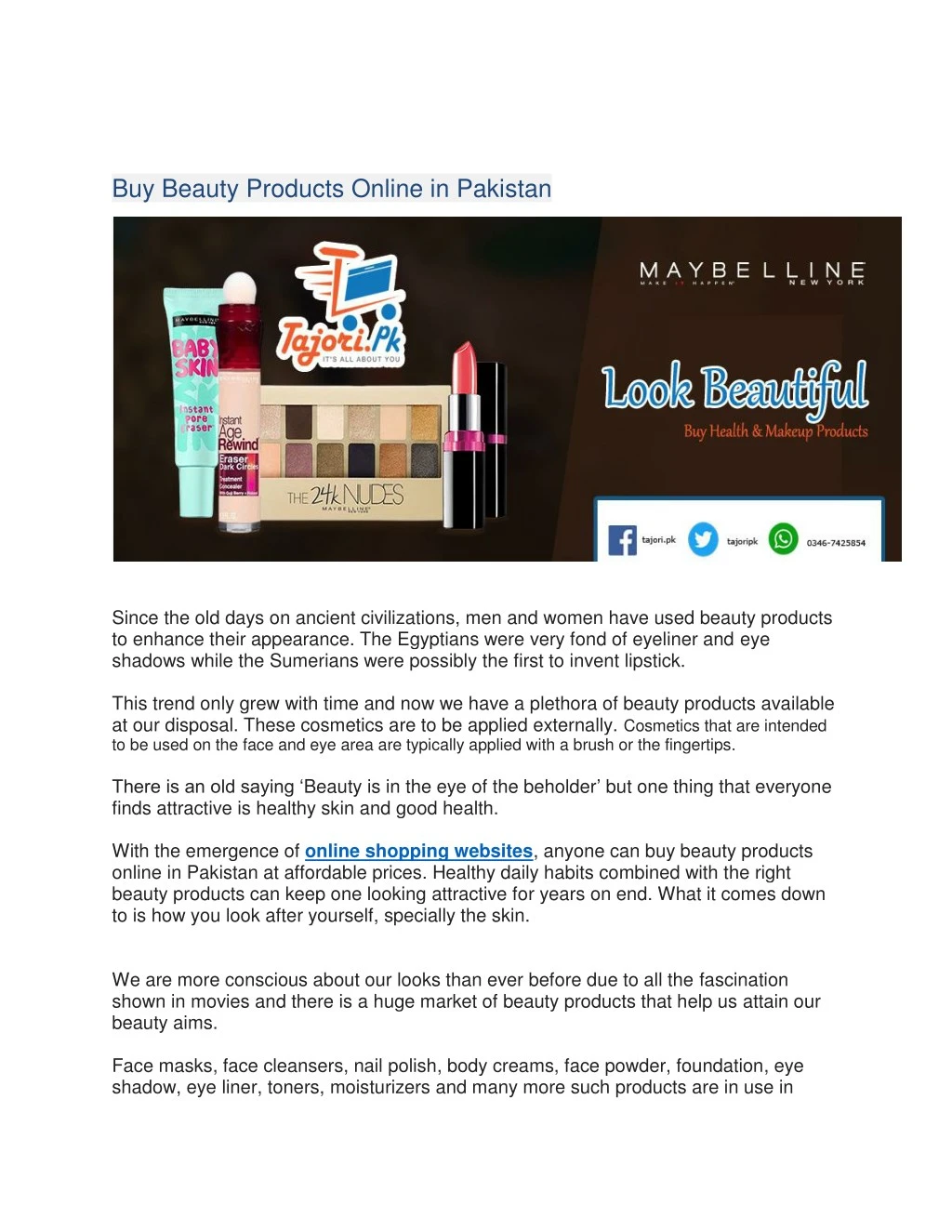 buy beauty products online in pakistan n.