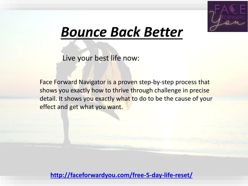 bounce back better n.