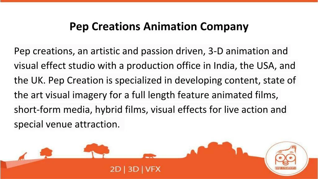 pep creations animation company n.