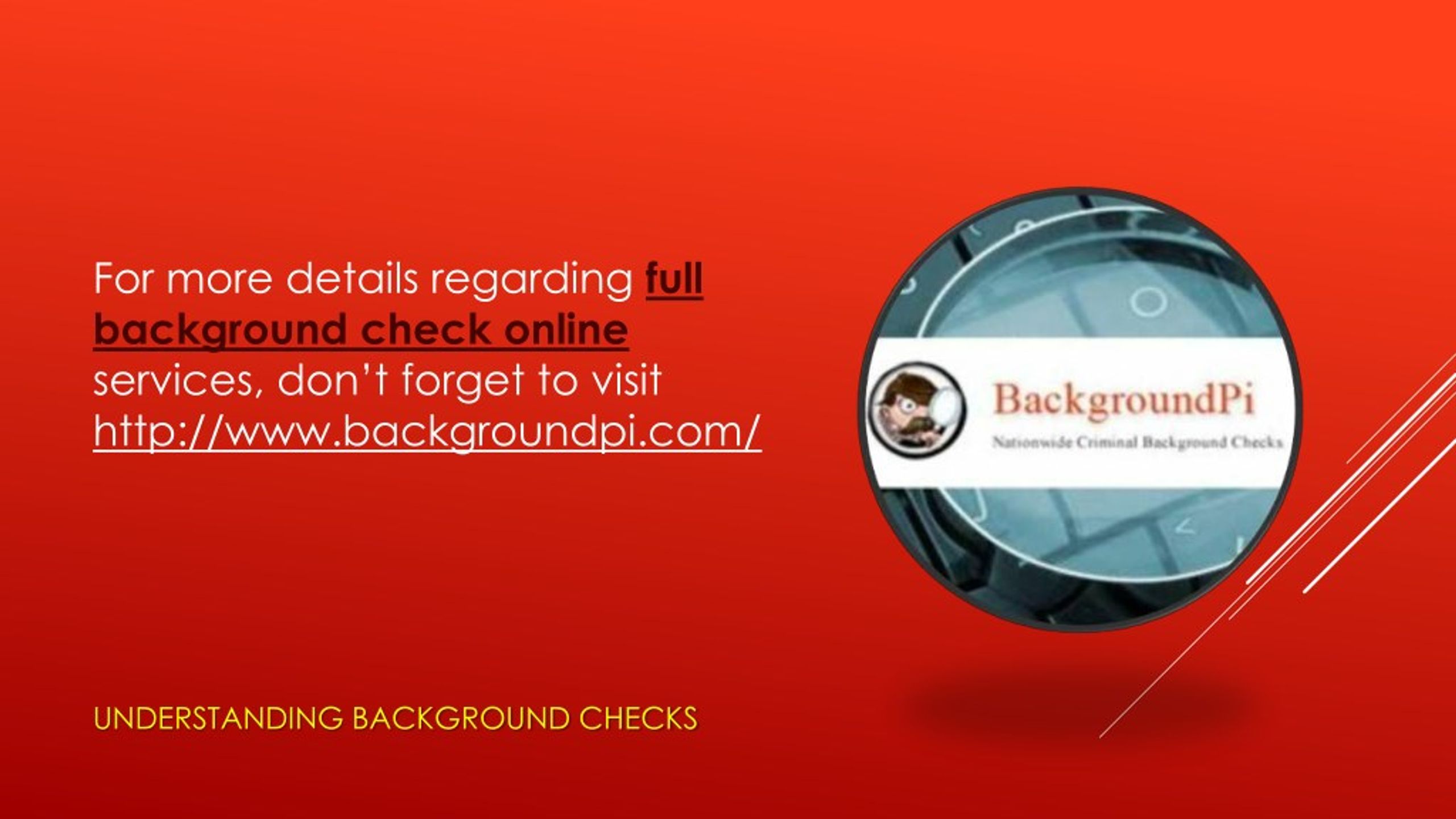 background check powerpoint presentation