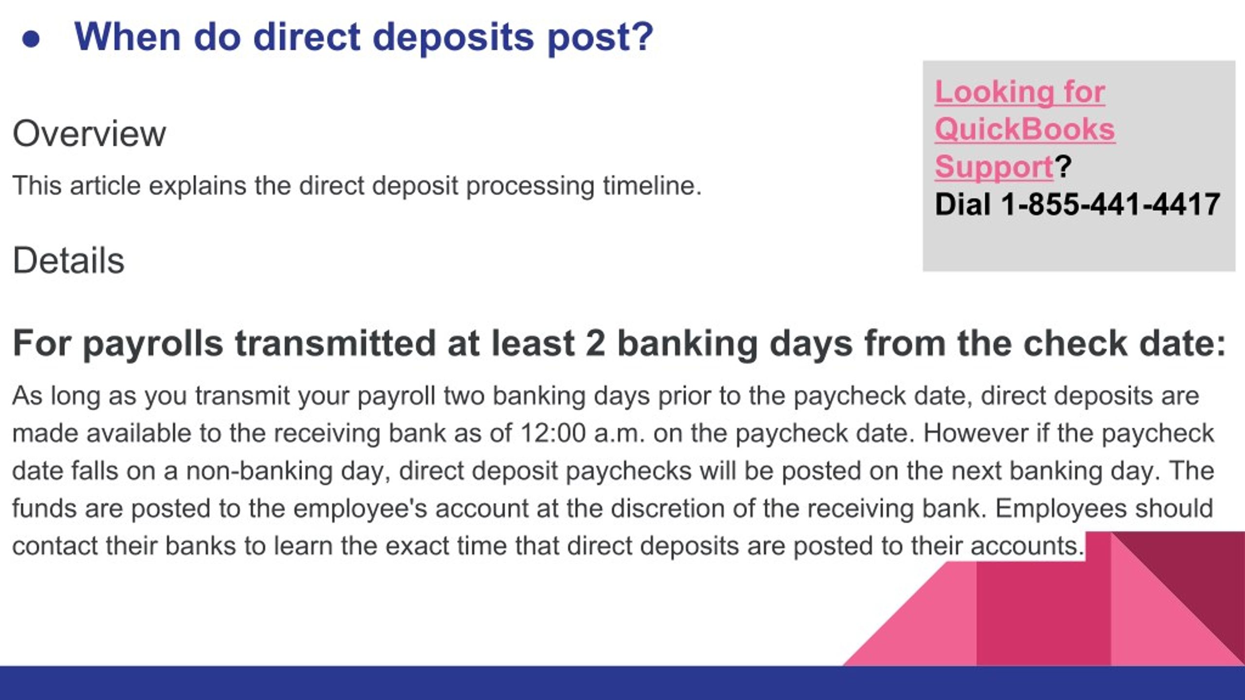 Do Banks Post Direct Deposits On Saturdays