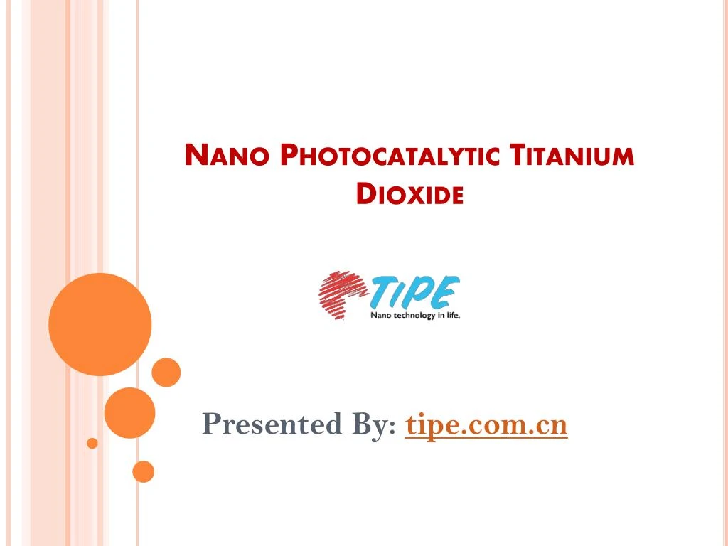 nano photocatalytic titanium dioxide n.
