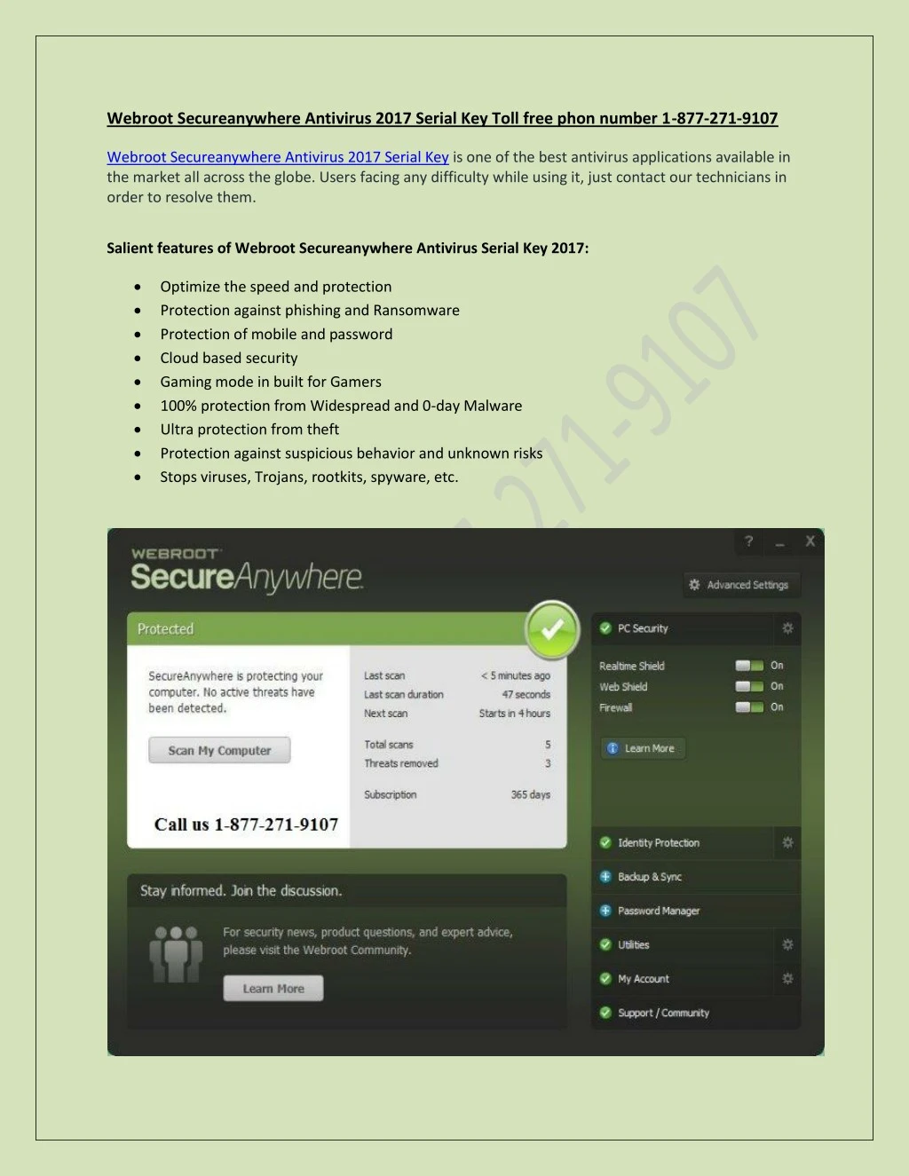 webroot keycode generator