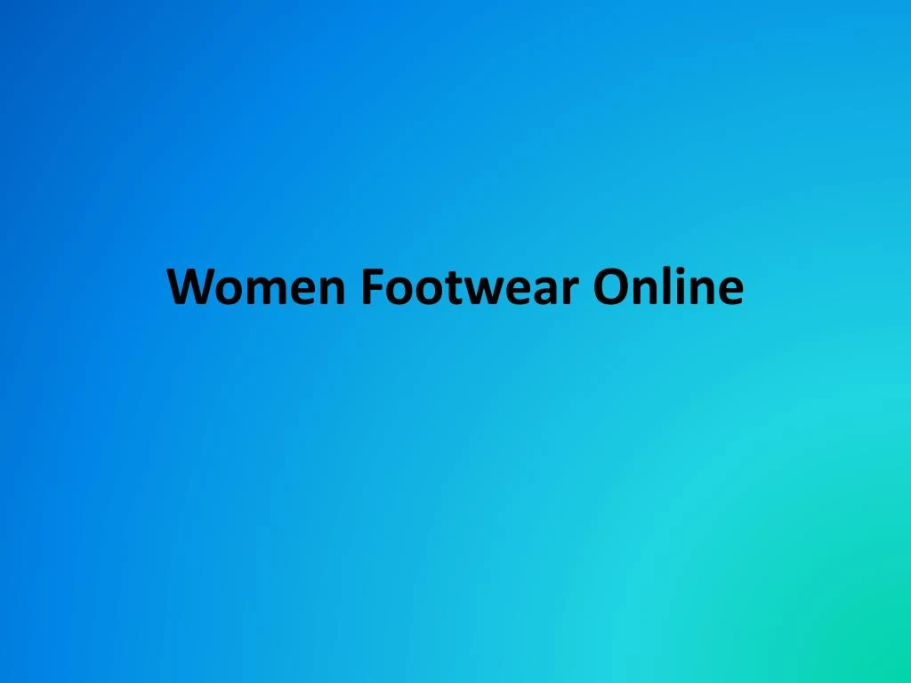 women footwear online n.