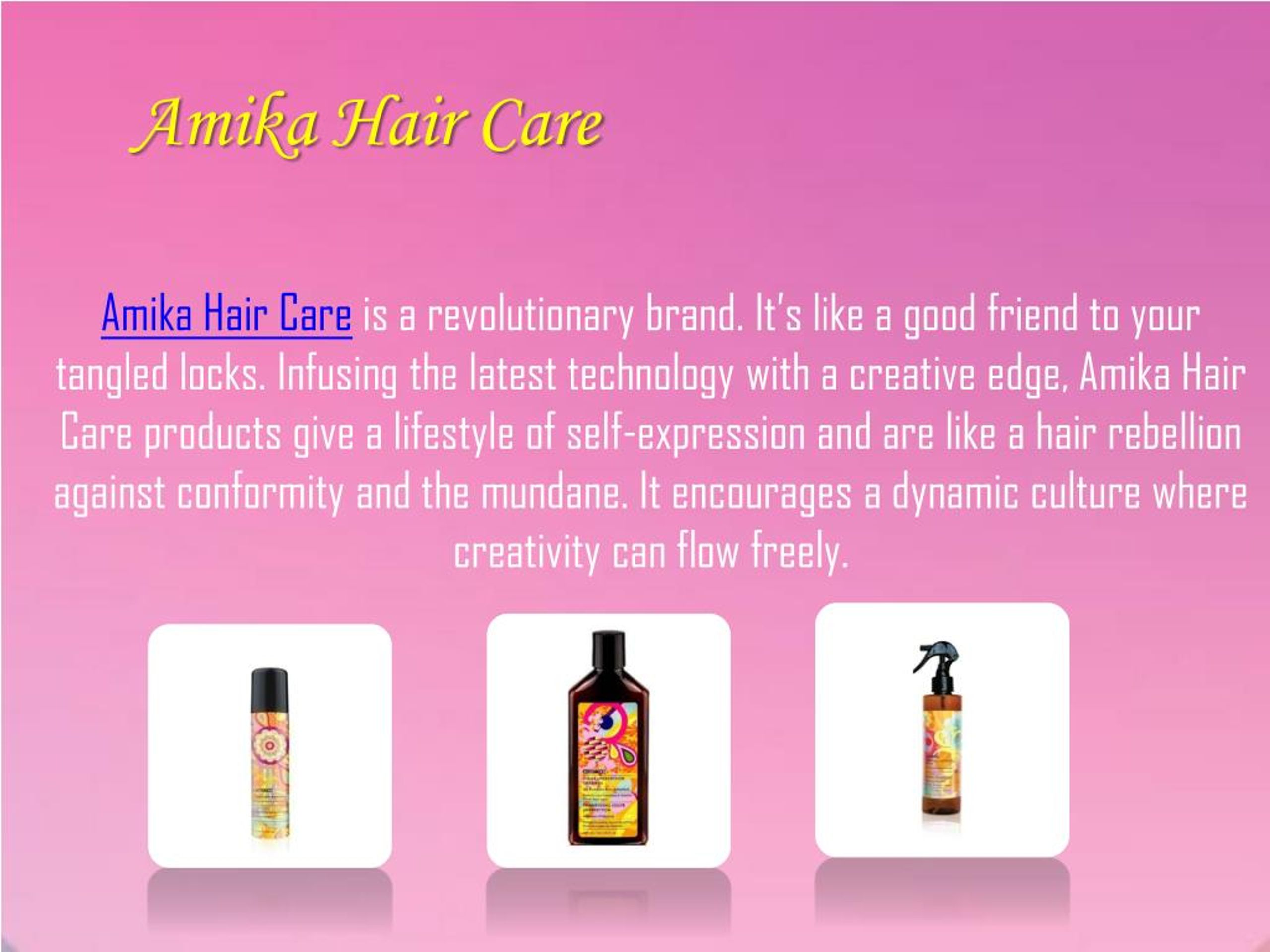 amika hair care