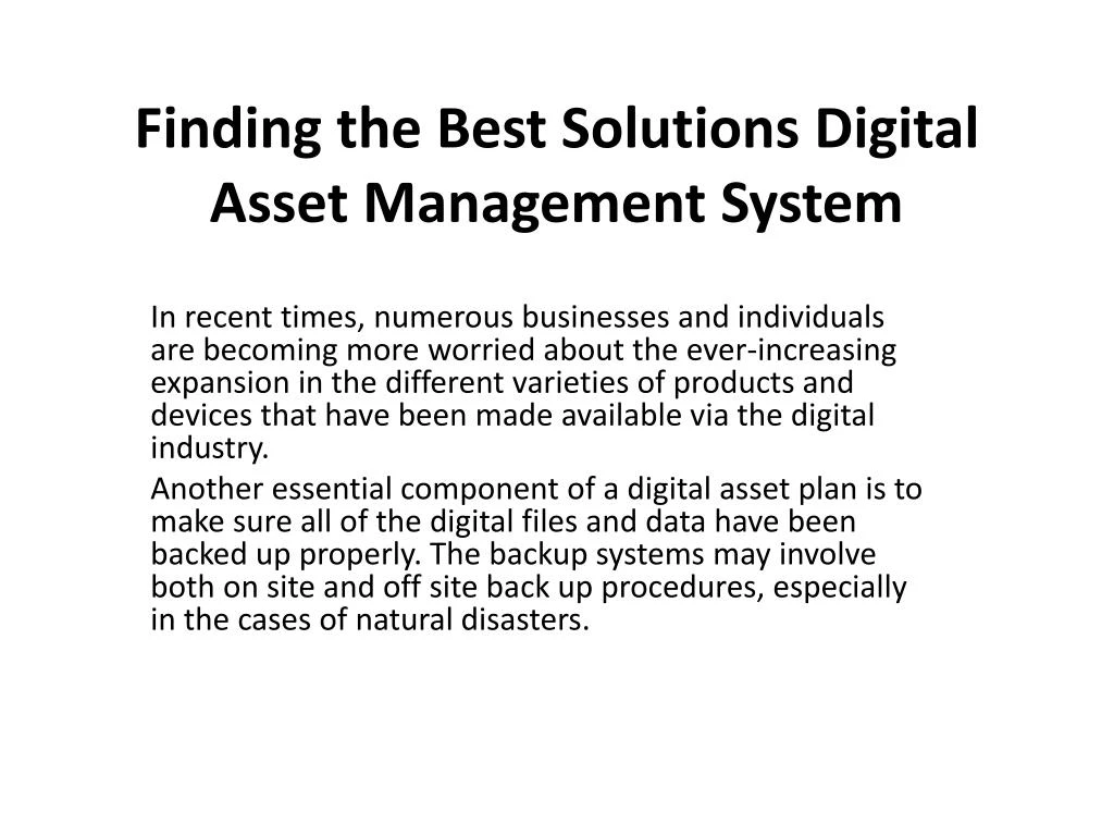 top digital asset management tools