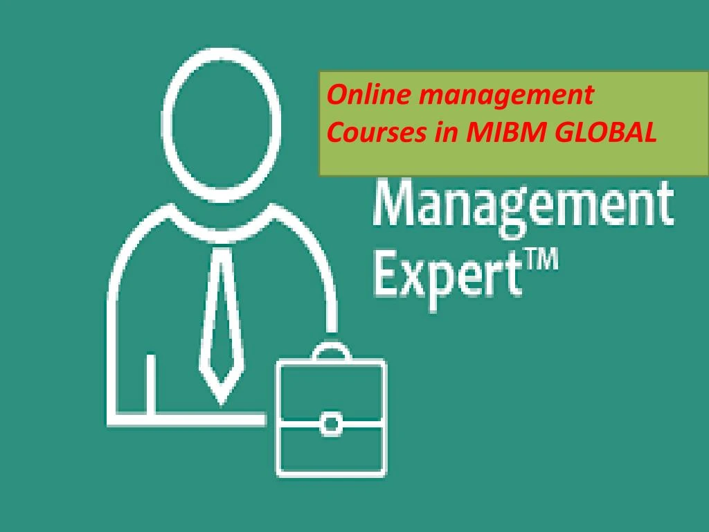 PPT - Online Management Courses PowerPoint Presentation, Free Download ...