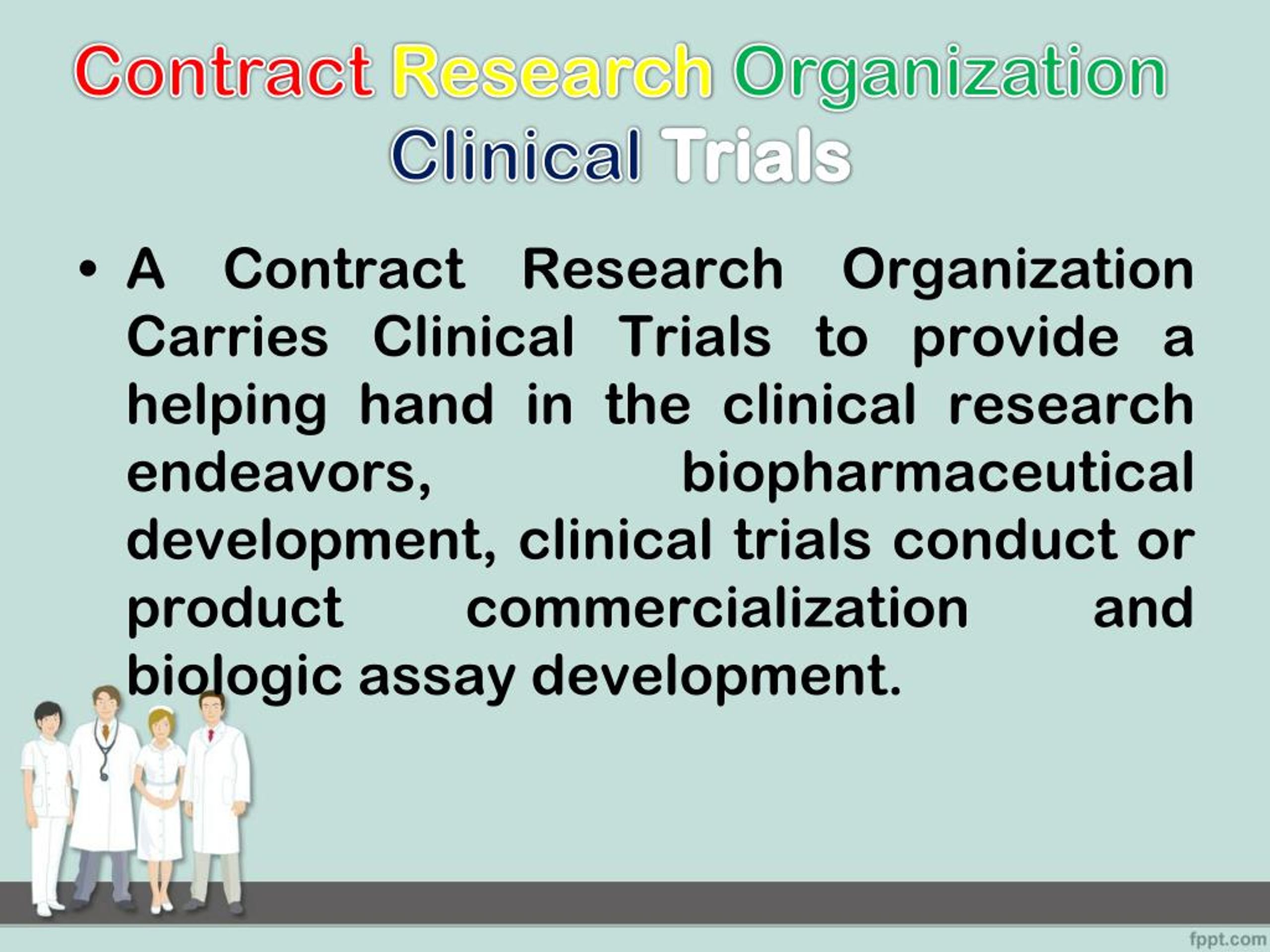 clinical trial contract research organizations