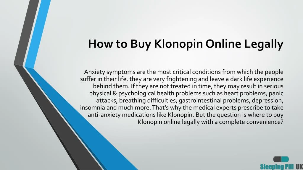 Klonopin legal buying online