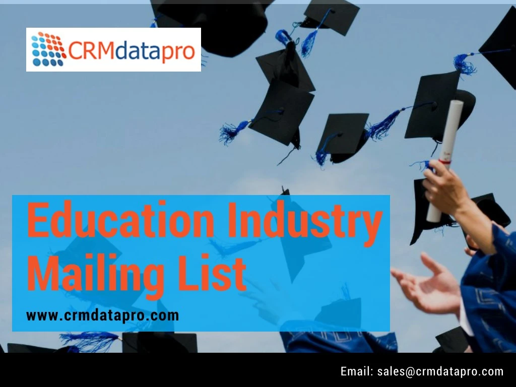 education industry mailing list www crmdatapro com n.