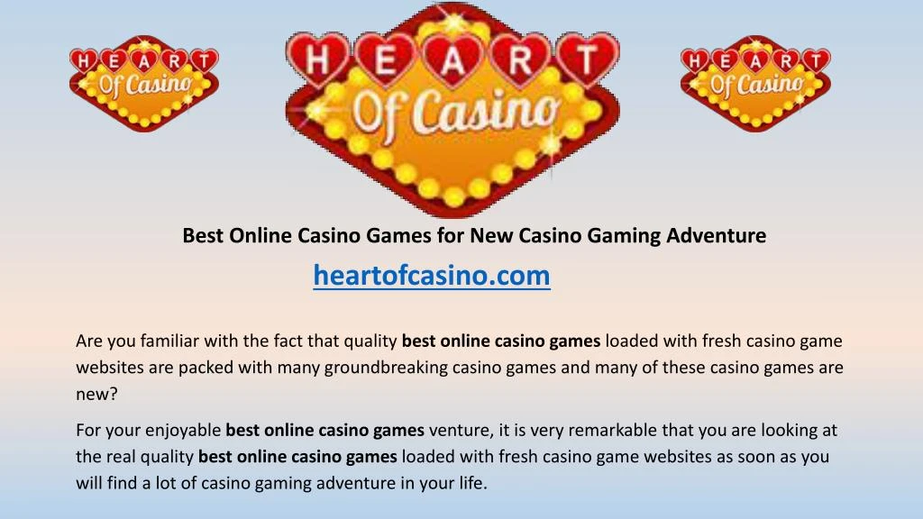 best online casino games for new casino gaming n.