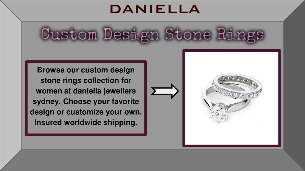 browse our custom design stone rings collection n.