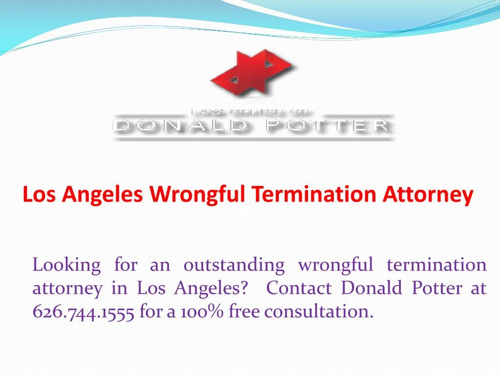 los angeles wrongful termination attorney n.
