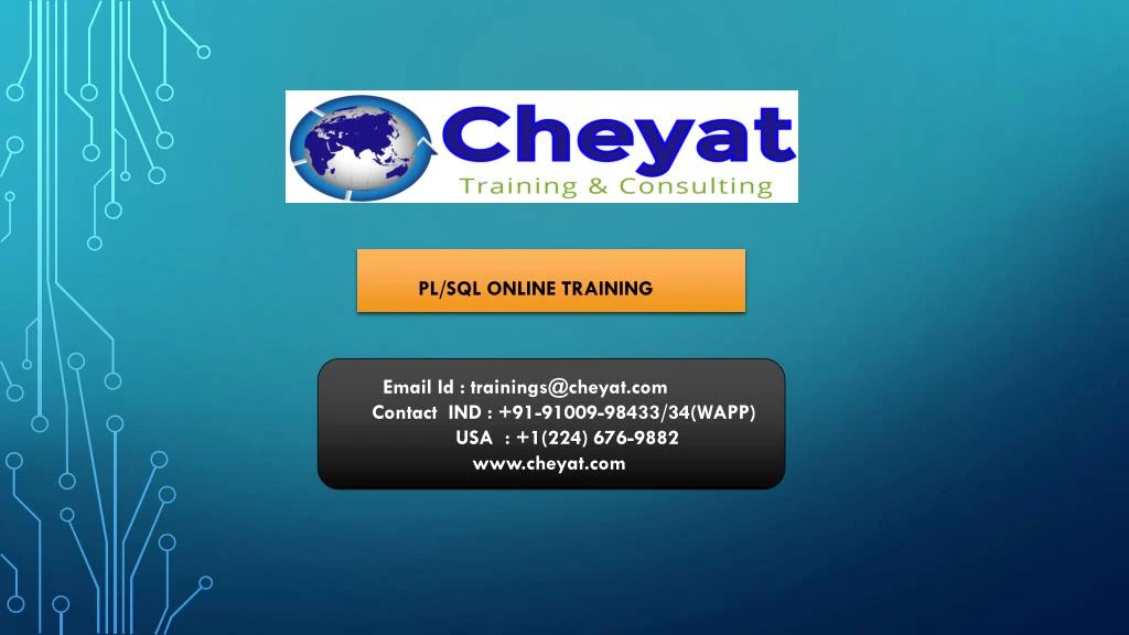 pl sql developer training online pl sql developer training online