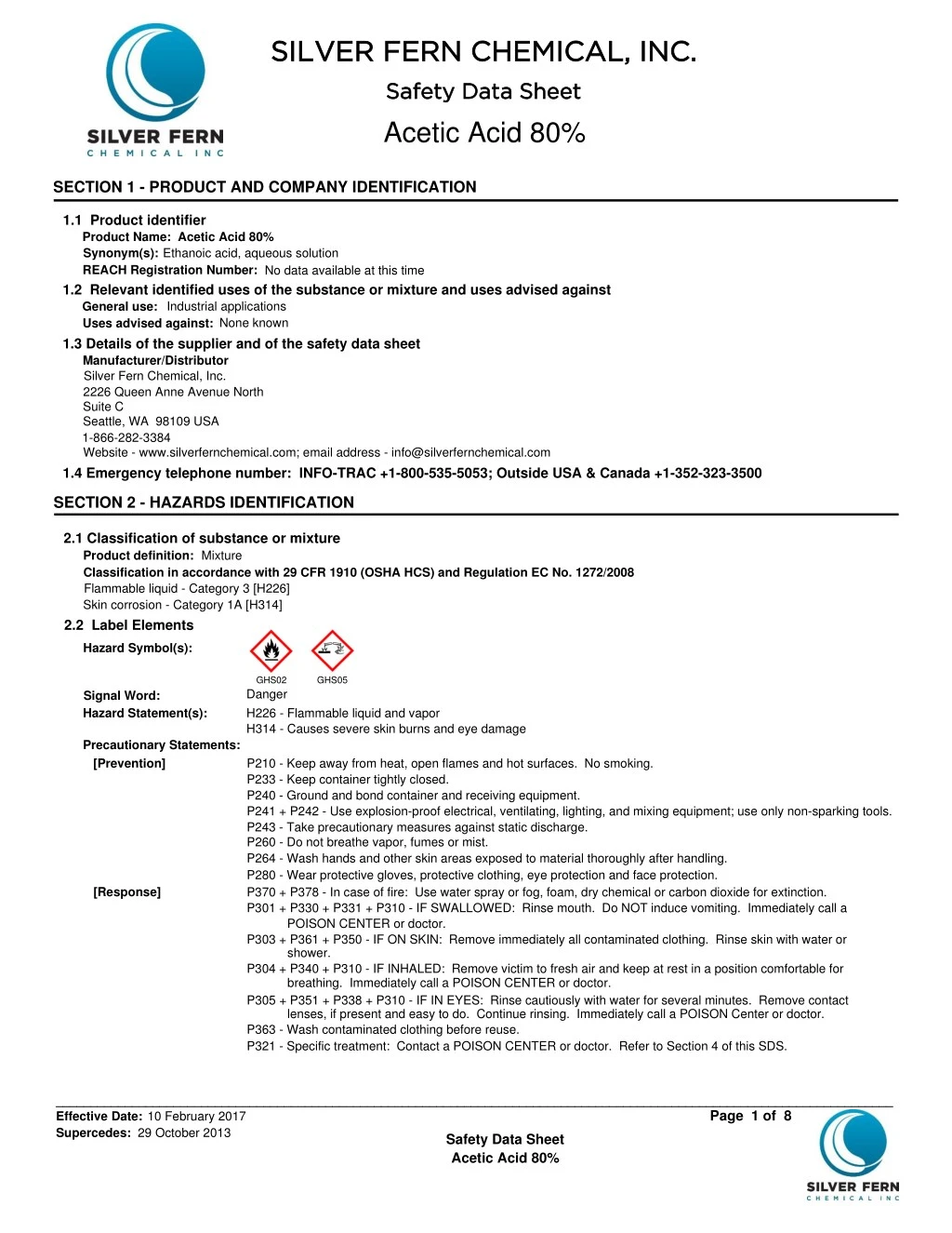 PPT - Material Safety Data Sheet of Acetic Acid PowerPoint Presentation - ID:7752666