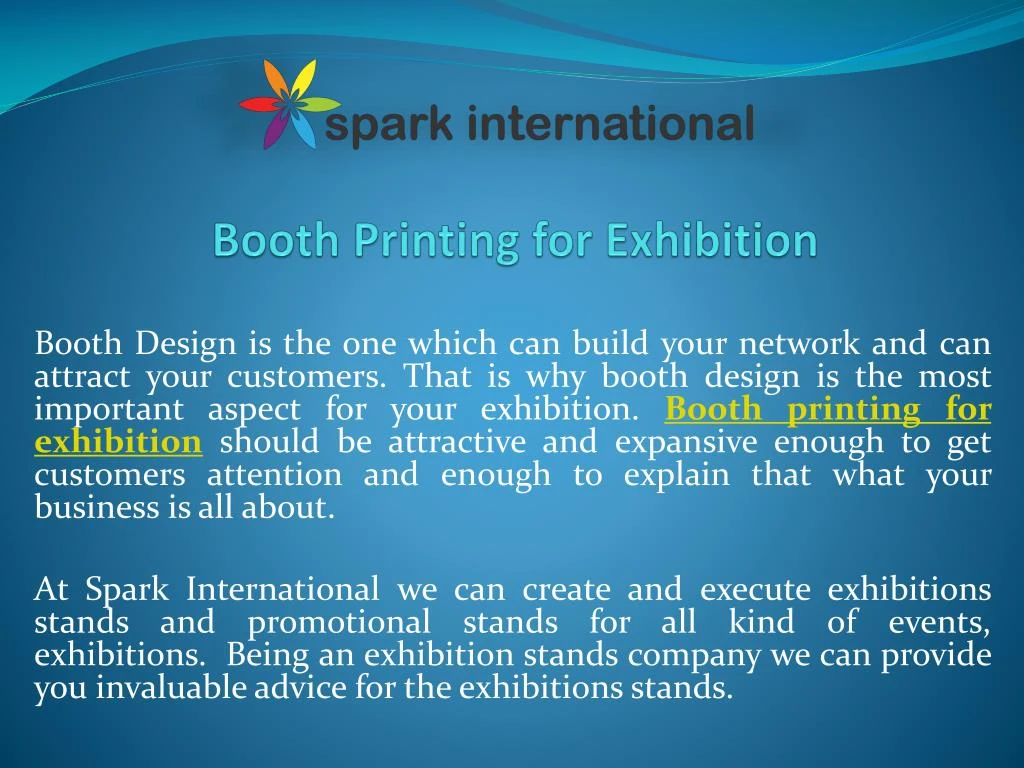 booth printing for exhibition n.