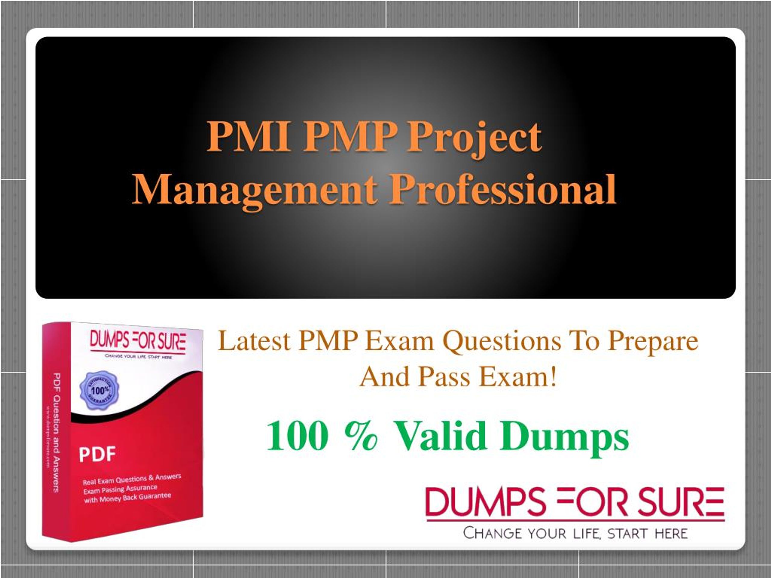 Latest PMP Dumps