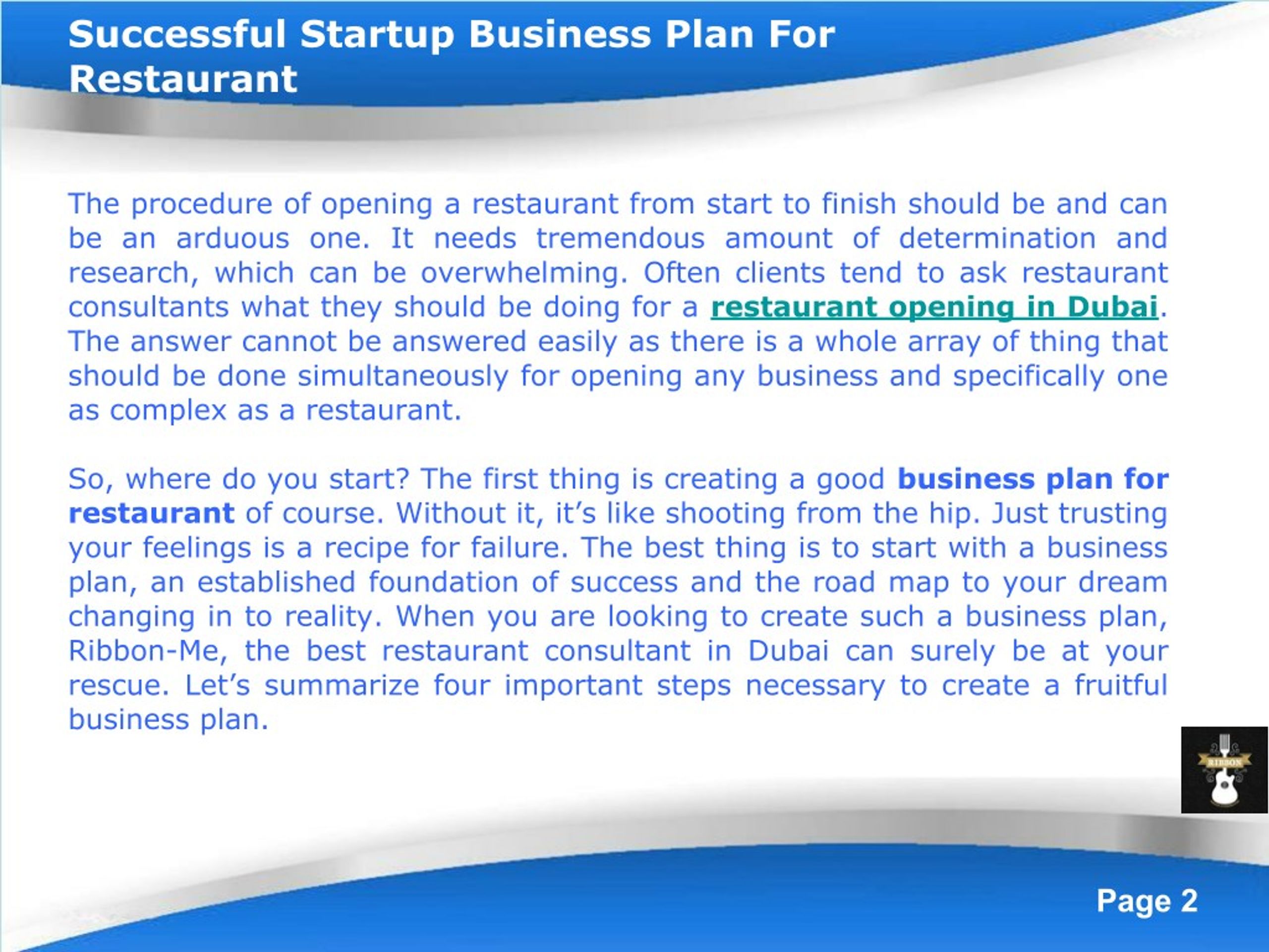 business plan of restaurant slideshare