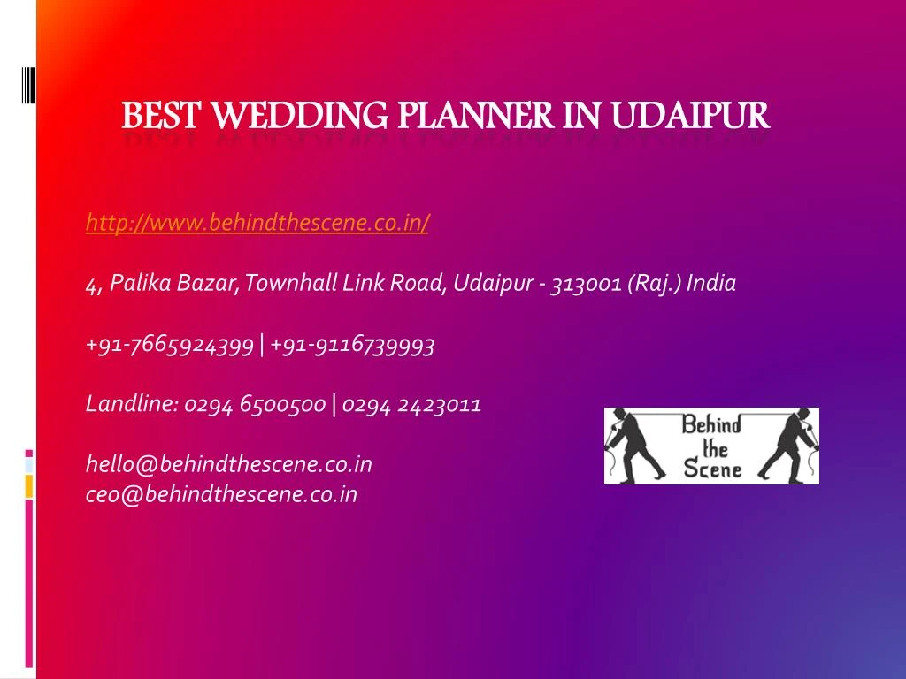best wedding planner in udaipur n.