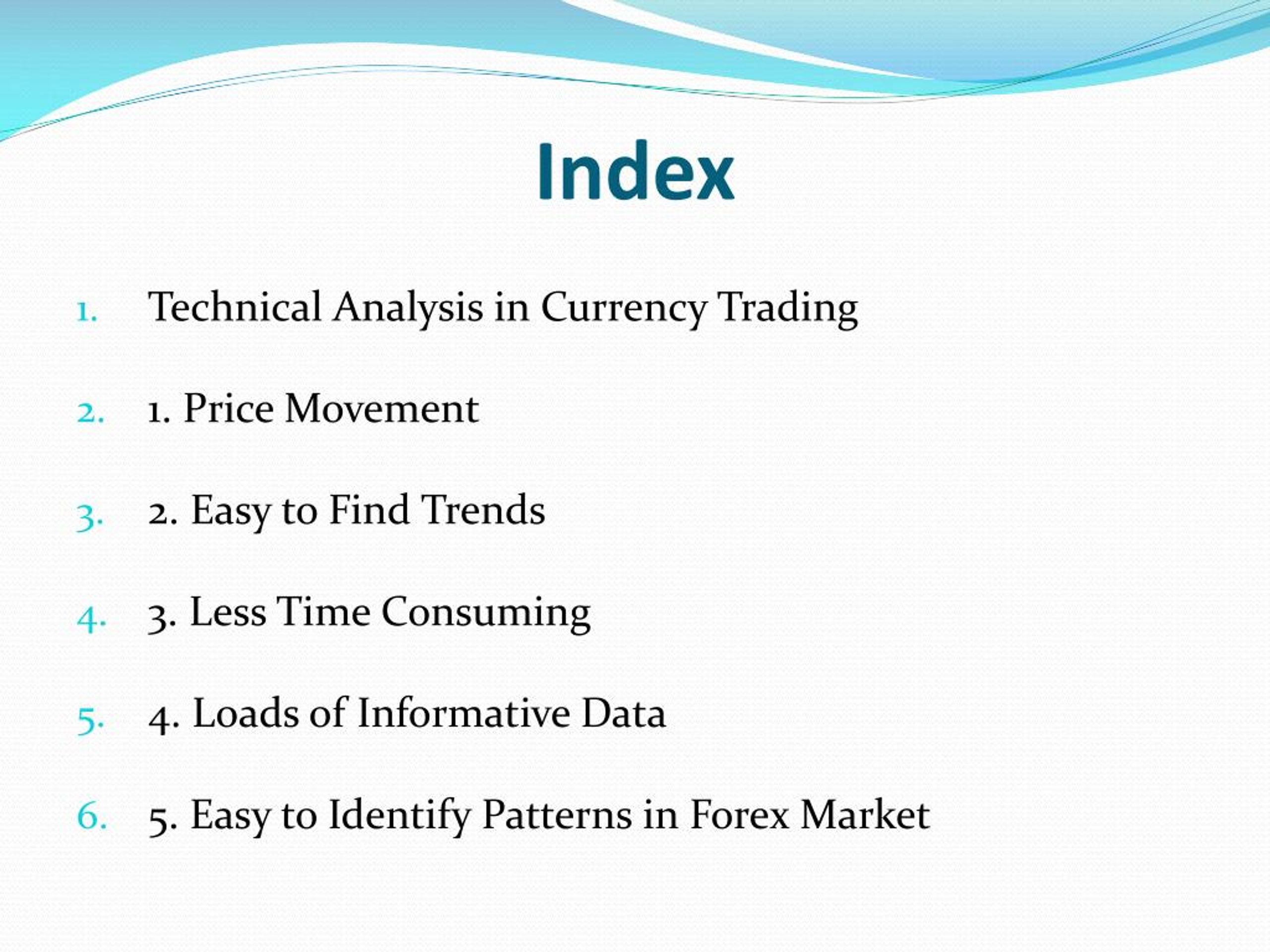 Ppt 5 Benefits Of Technical Analysis In Currency Trading - 