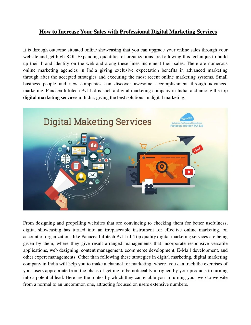 PPT - How to Increase Your Sales with Professional Digital Marketing ...