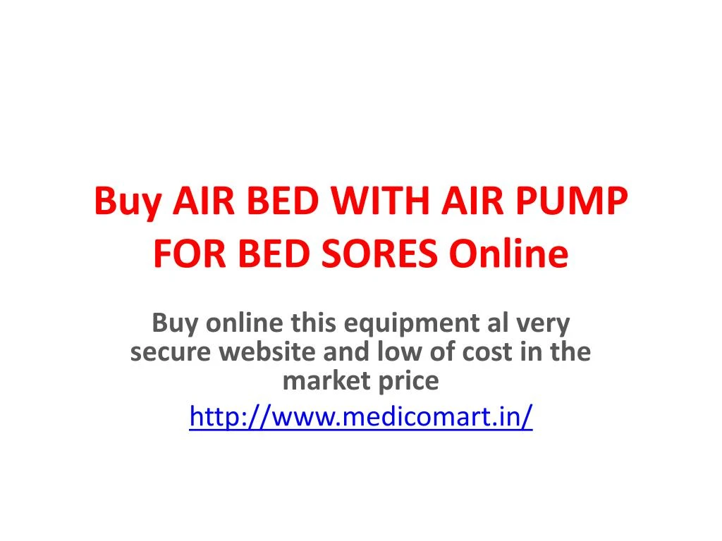 buy air bed with air pump for bed sores online n.