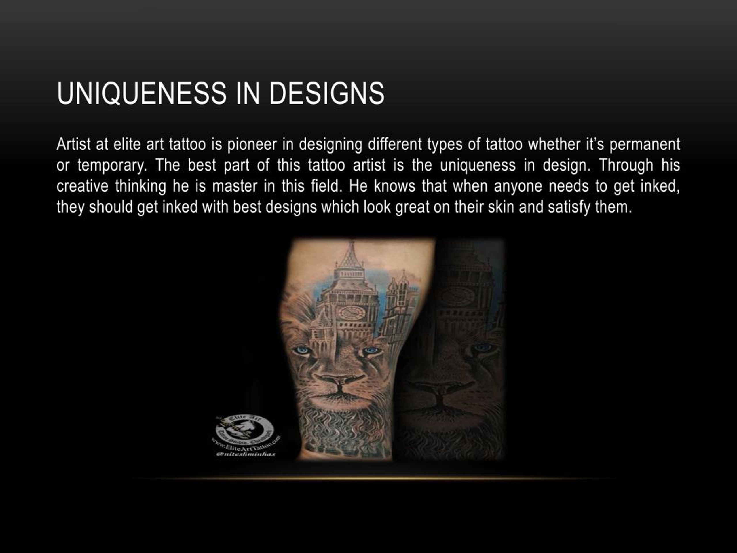 PPT - Best Tattoo Studio In Chandigarh PowerPoint Presentation, free  download - ID:7734083