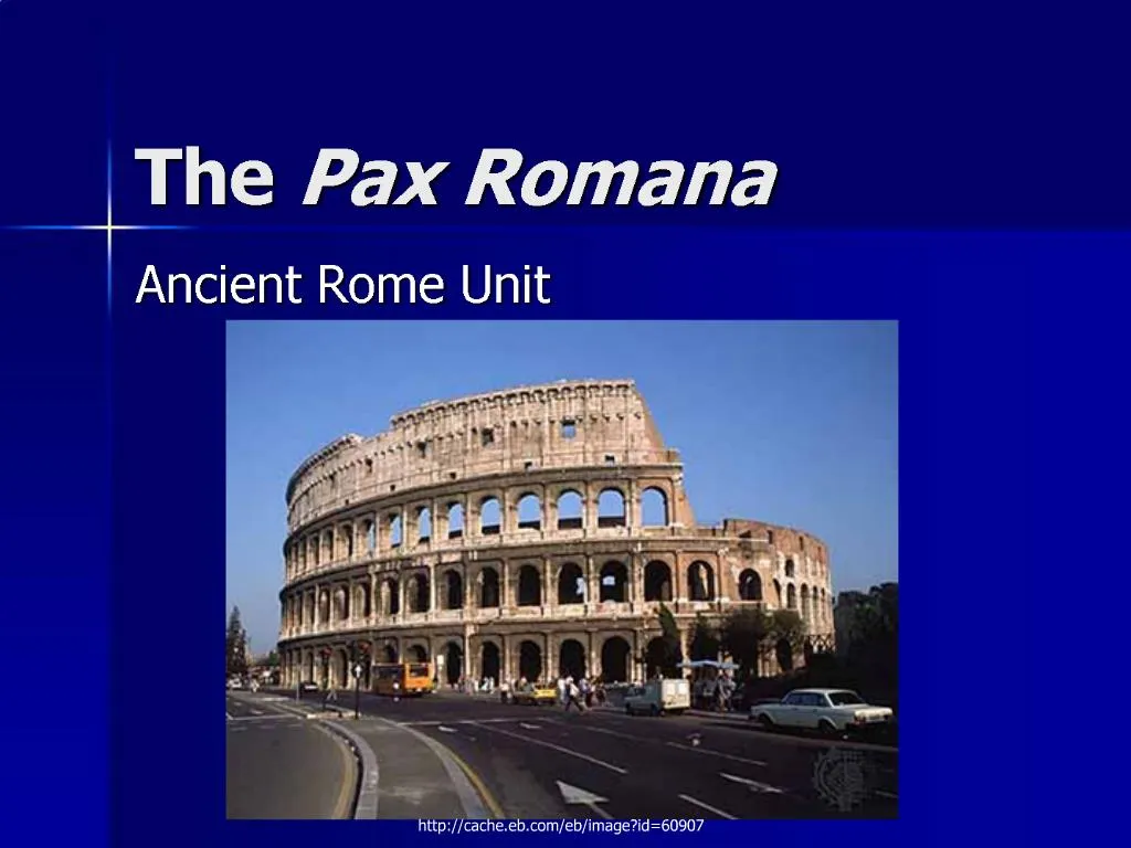 Facts about the pax romana
