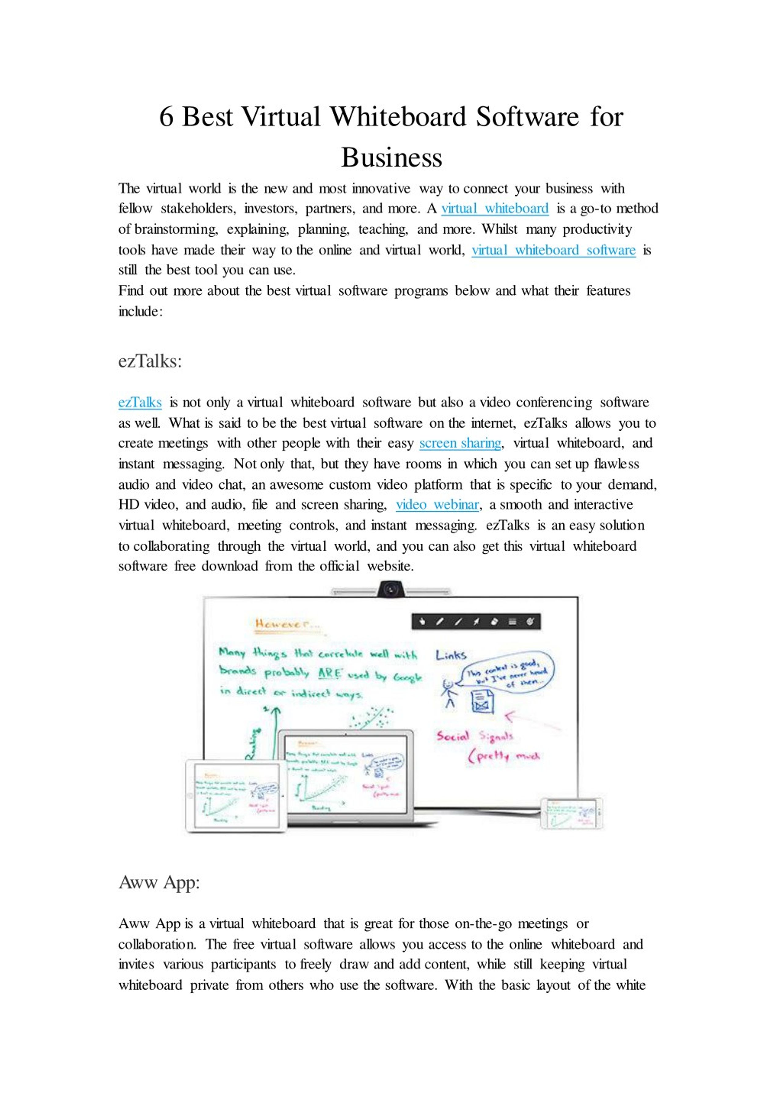 whiteboard presentation free