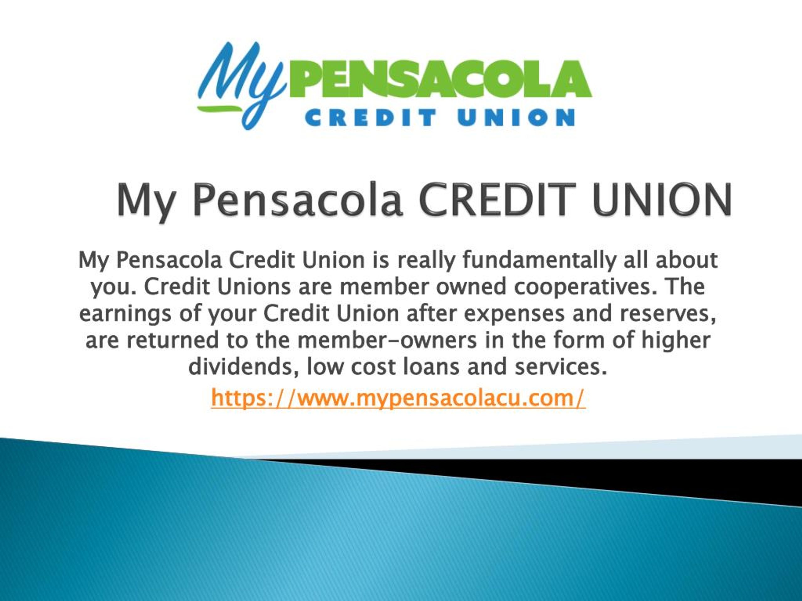 PPT My Pensacola Credit Union PowerPoint Presentation, free download