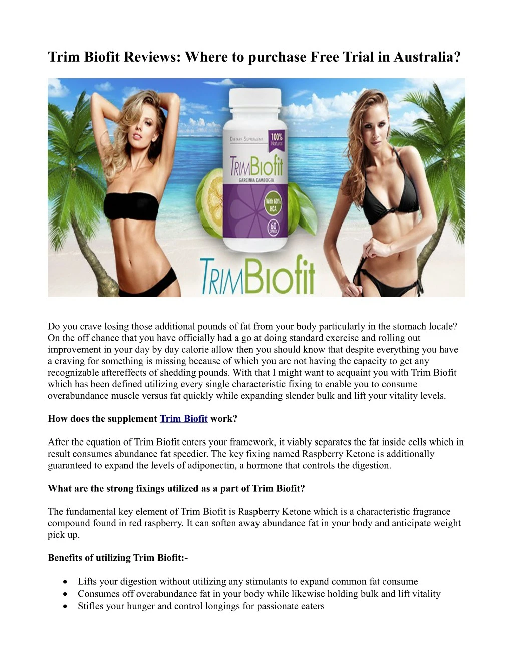 trim biofit reviews where to purchase free trial n.
