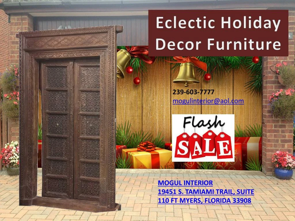 eclectic holiday decor furniture n.