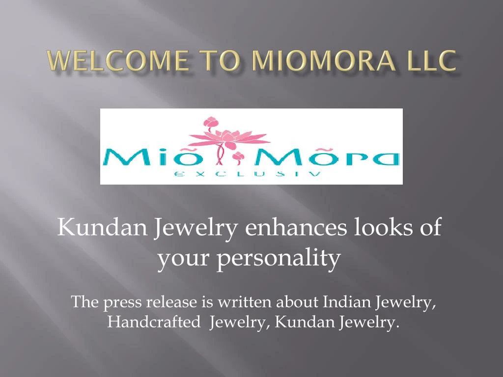 welcome to miomora llc n.