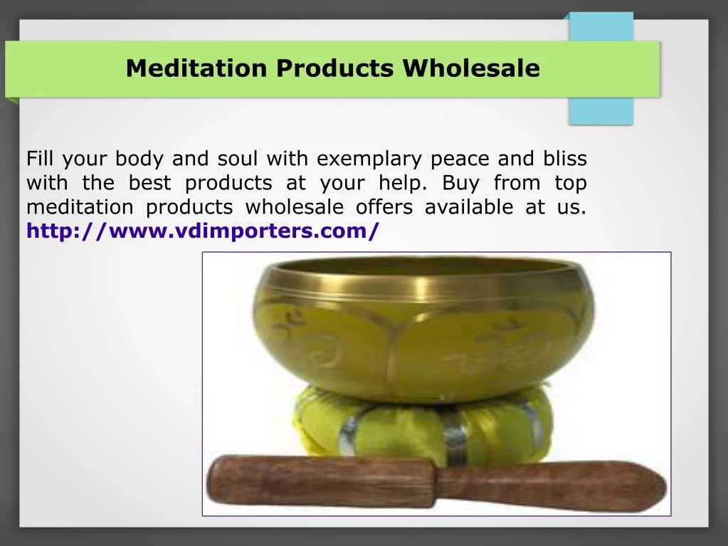 meditation products wholesale n.