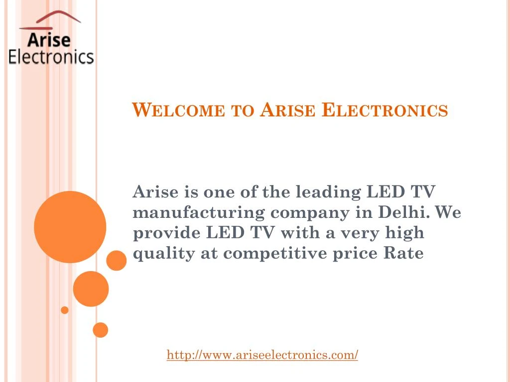welcome to arise electronics n.