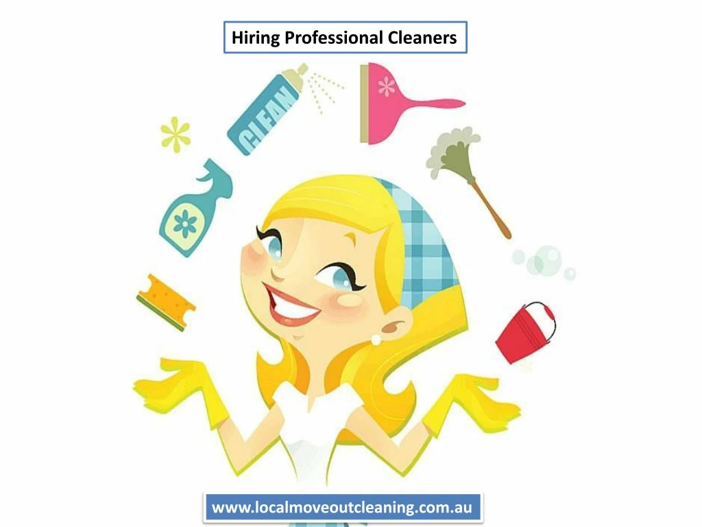 hiring professional cleaners n.