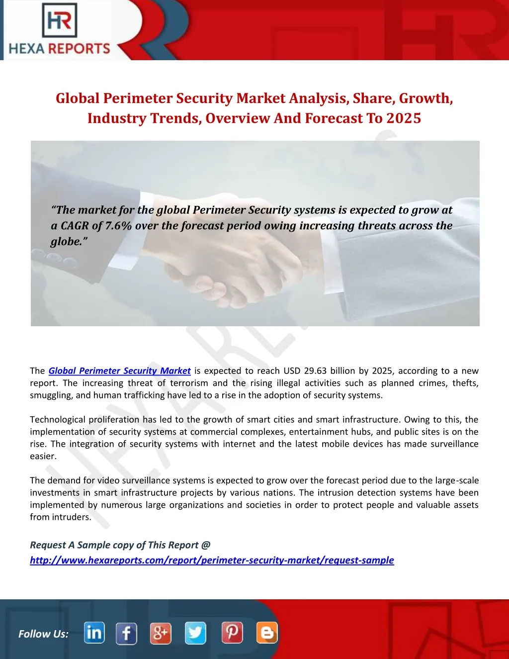 global perimeter security market analysis share n.