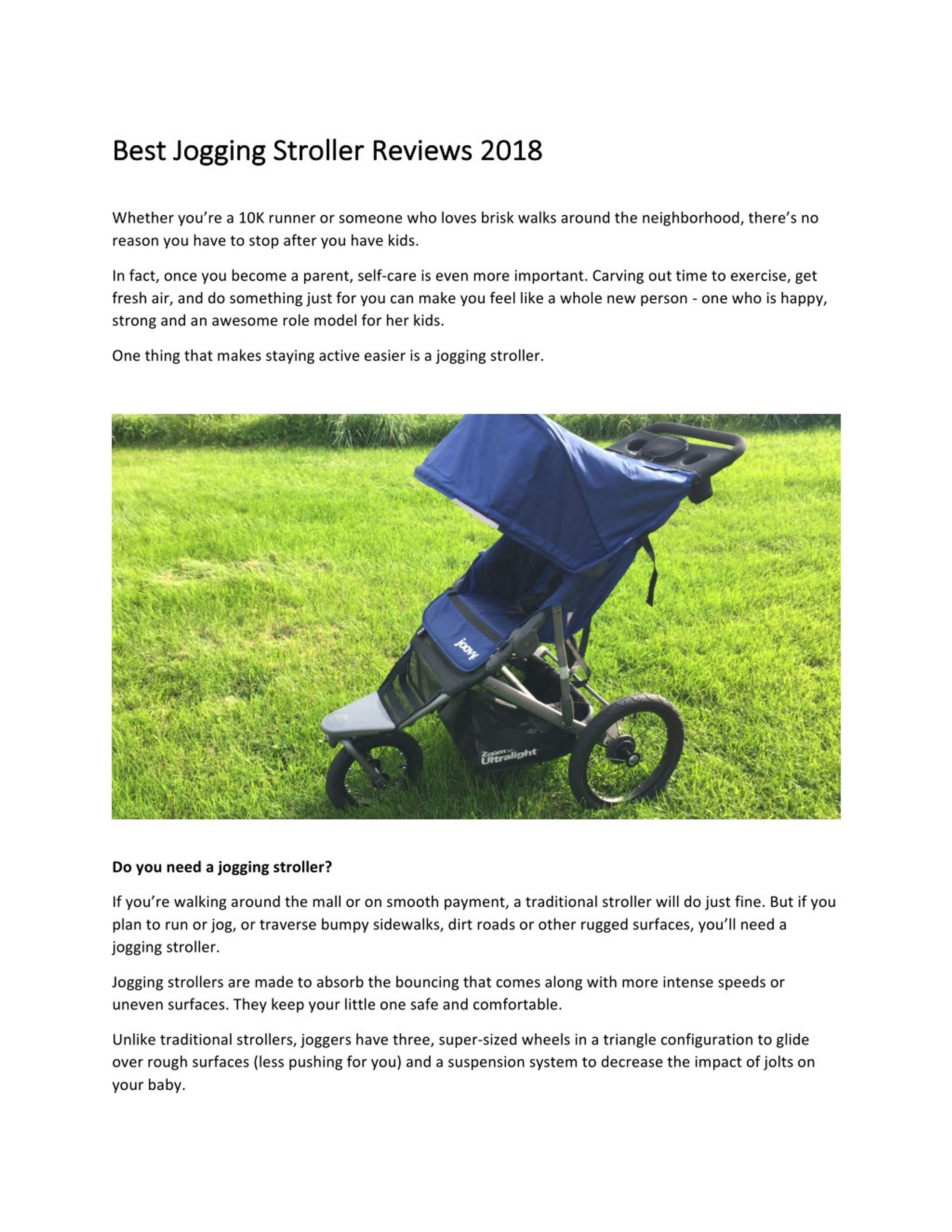 strollers reviews 2018