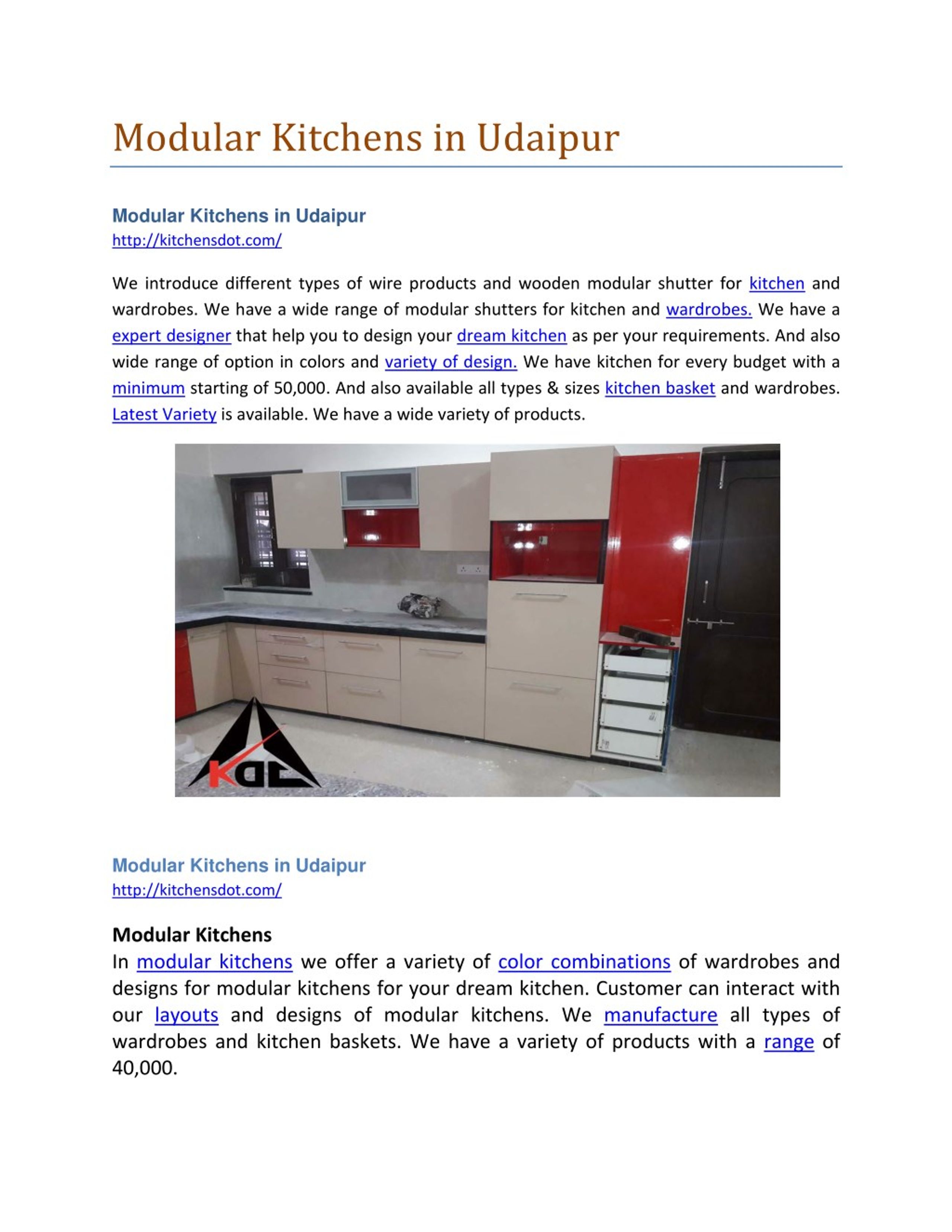 PPT - Modular Kitchens in Udaipur PowerPoint Presentation, free ...
