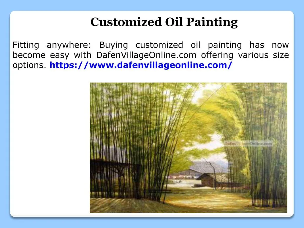 customized oil painting n.
