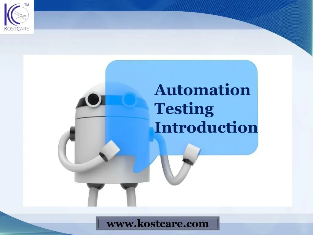 presentation on test automation