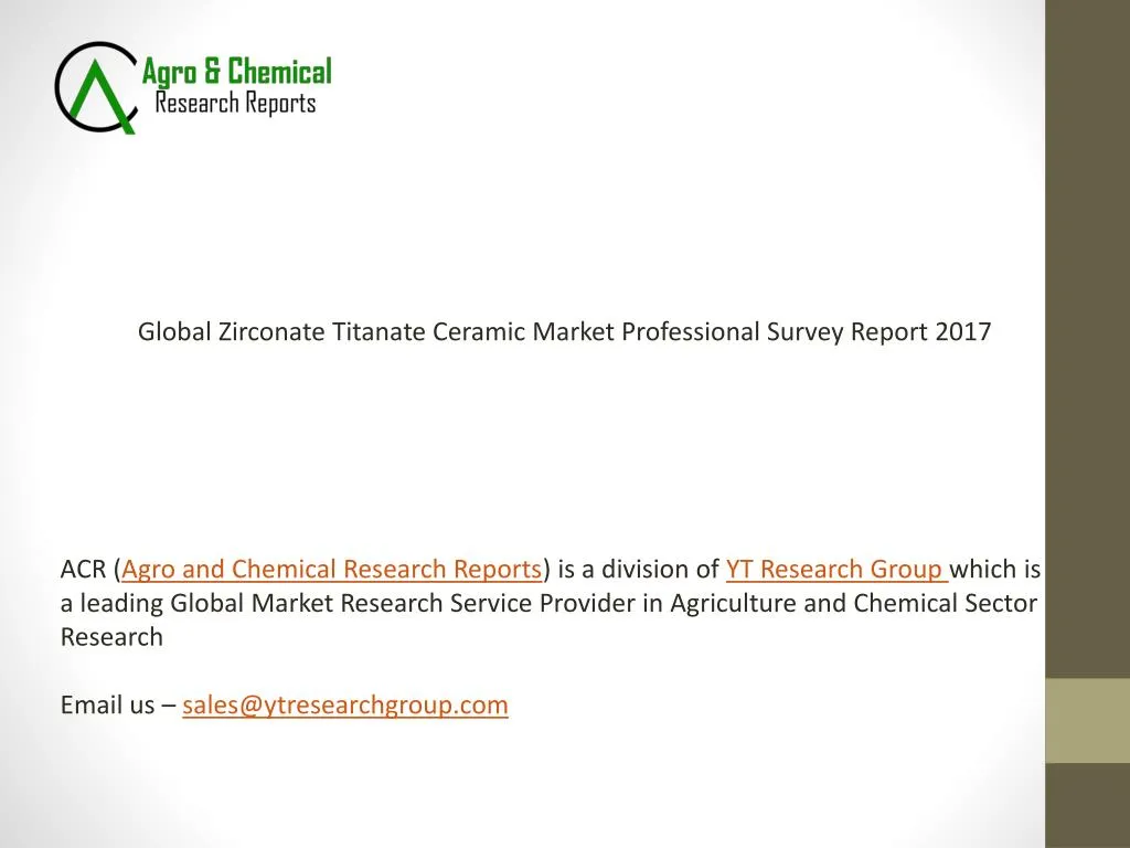 global zirconate titanate ceramic market n.
