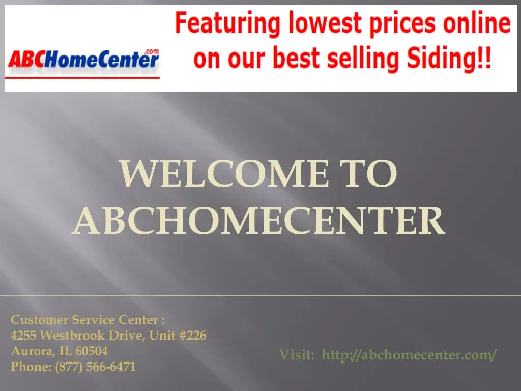 welcome to abchomecenter n.