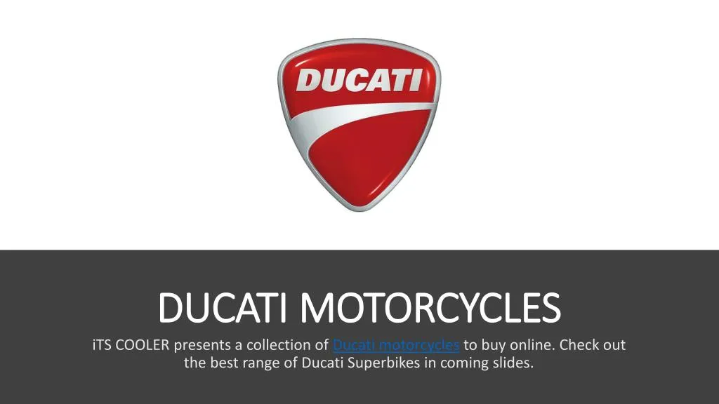 ducati motorcycles n.