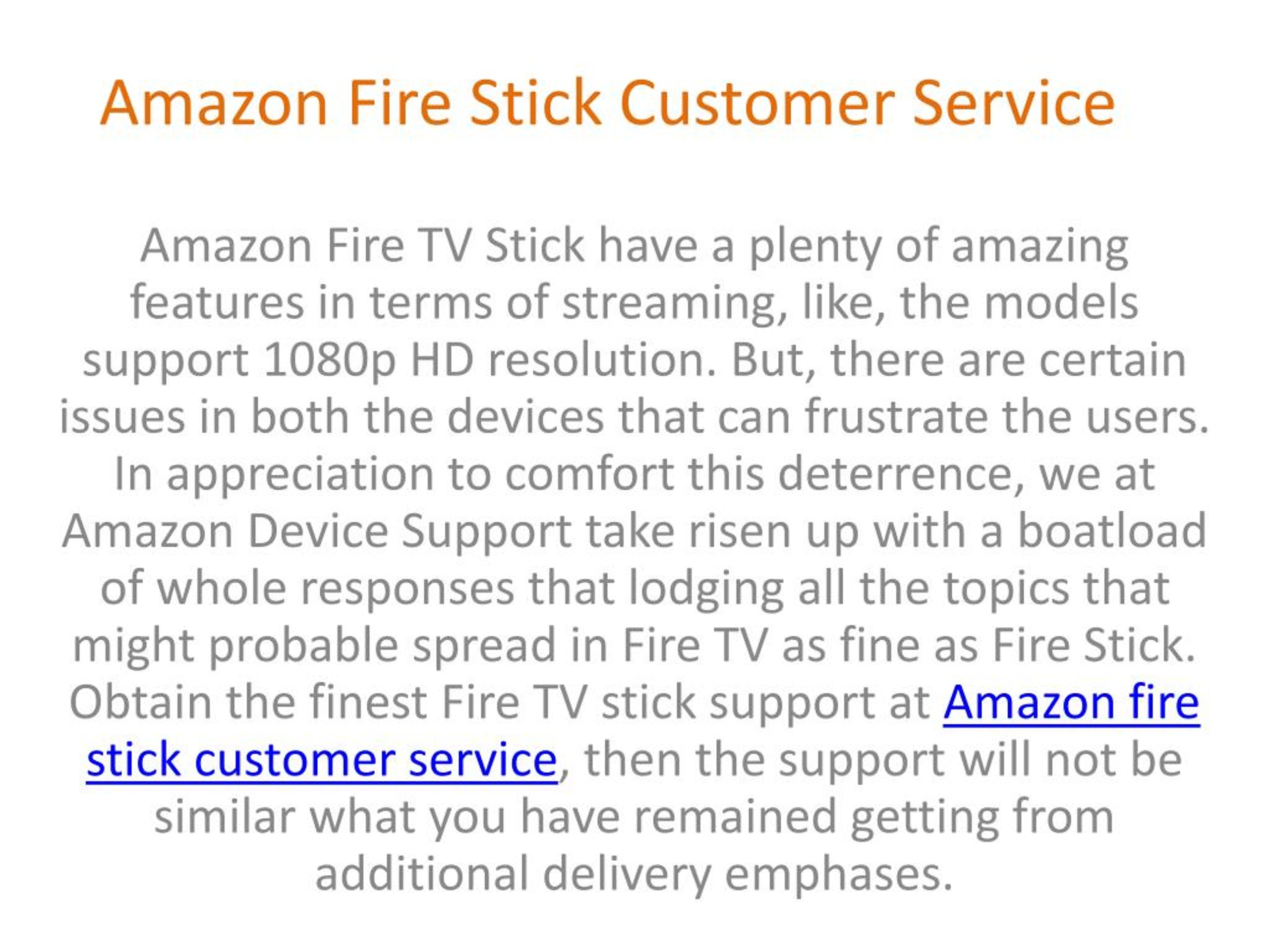 How to Set Up Fire TV Stick -  Customer Service