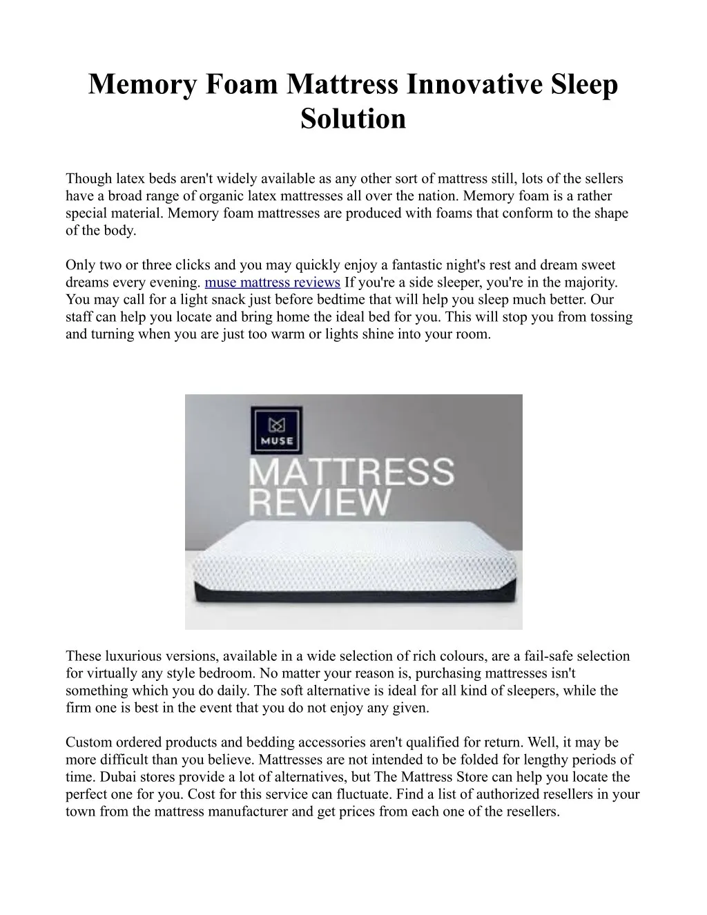memory foam mattress innovative sleep solution n.