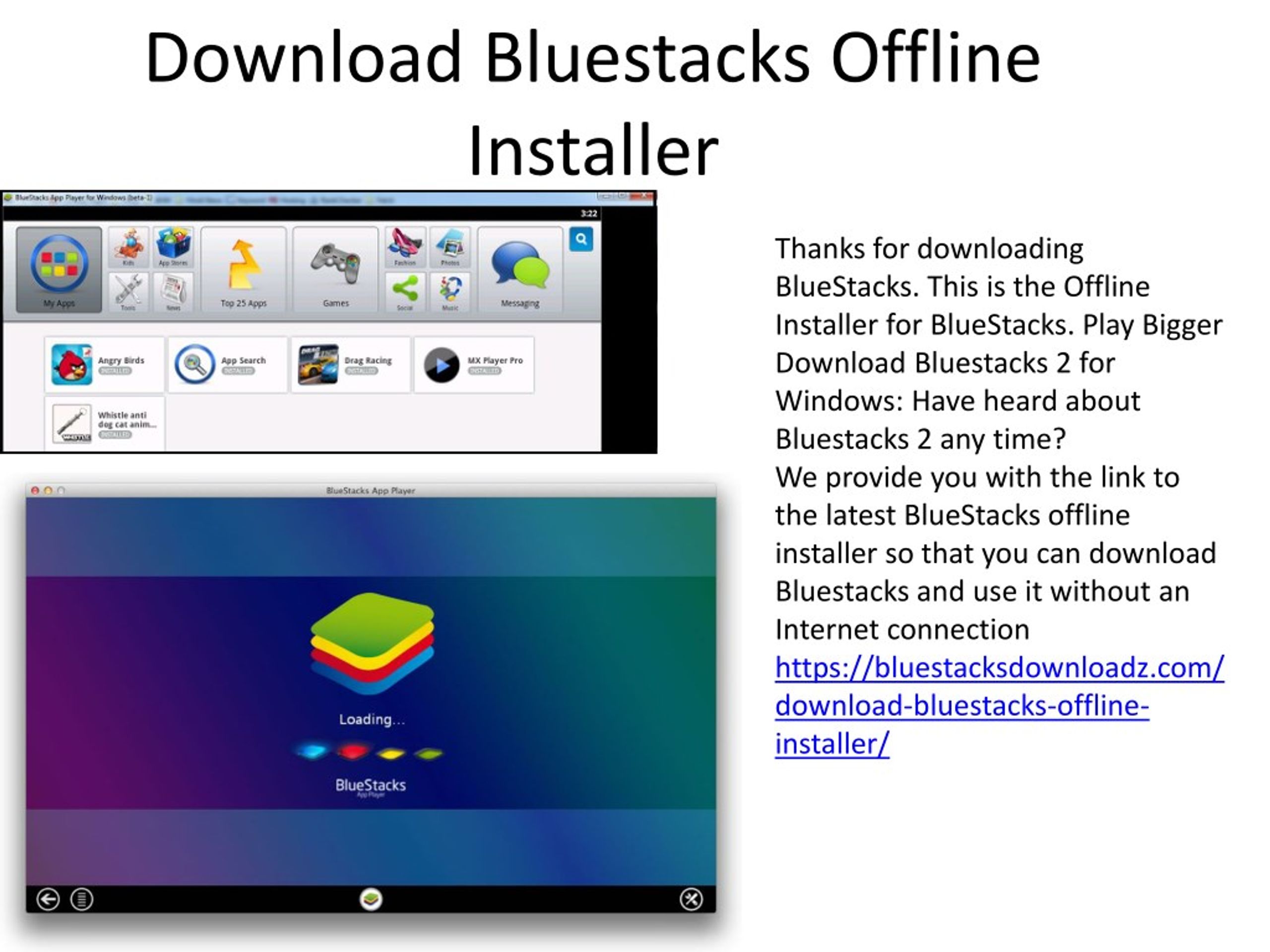 bluestacks app player for windows beta 1 offline installer