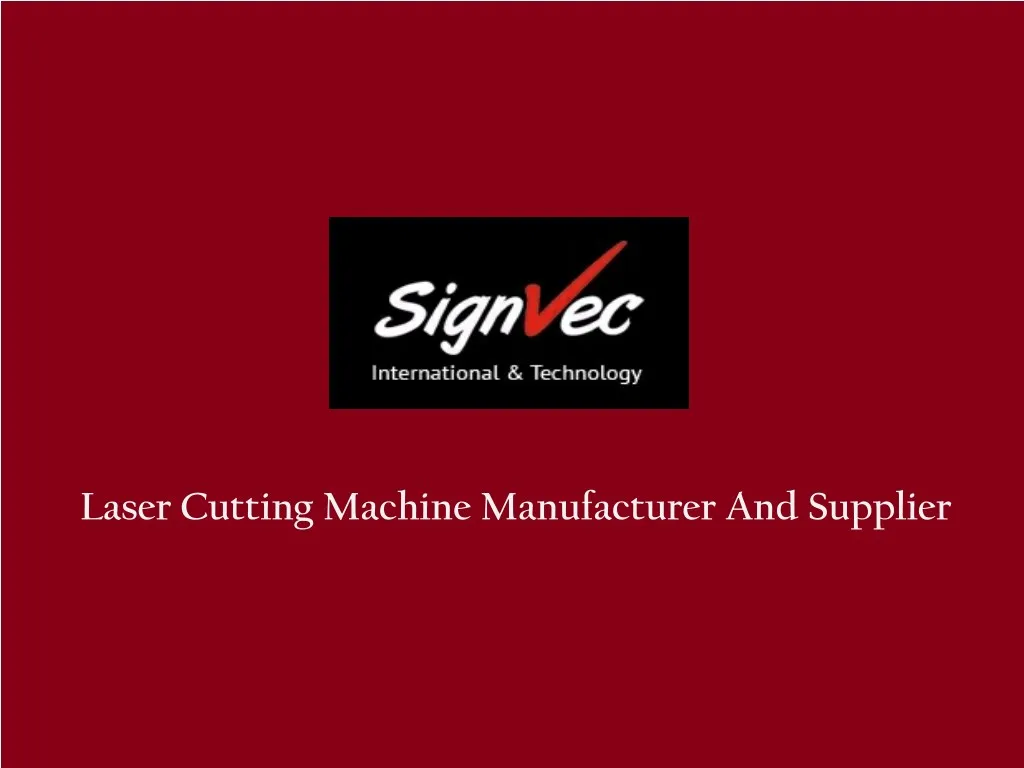 laser cutting machine manufacturer and supplier n.