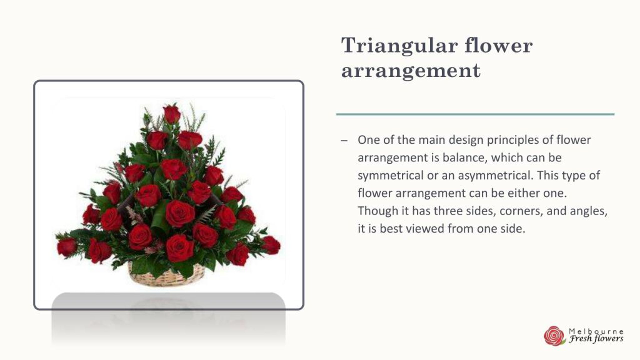 Types Of Flower Arrangements Powerpoint