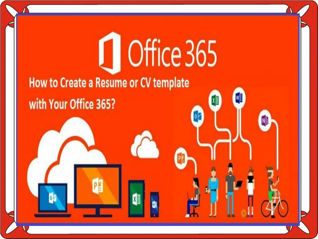 Ppt How To Create A Resume Or Cv Template With Your Office 365 Powerpoint Presentation Id